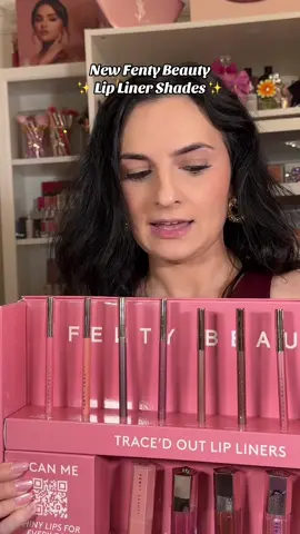 New Fenty Beauty Lip Liner shades  -Bubble-tini -Apri-Caught -They So Vine -Bored-Heaux -Whiskey #fentybeauty #glossbomb #newmakeup #makeupreview #fentylipliner #lipliners @Fenty Beauty 
