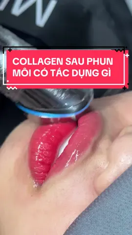 Collagen sau phun môi có tác dụng gì?! #amyquynhanh #tmvmira #pmu #phunmoi #phunxam 