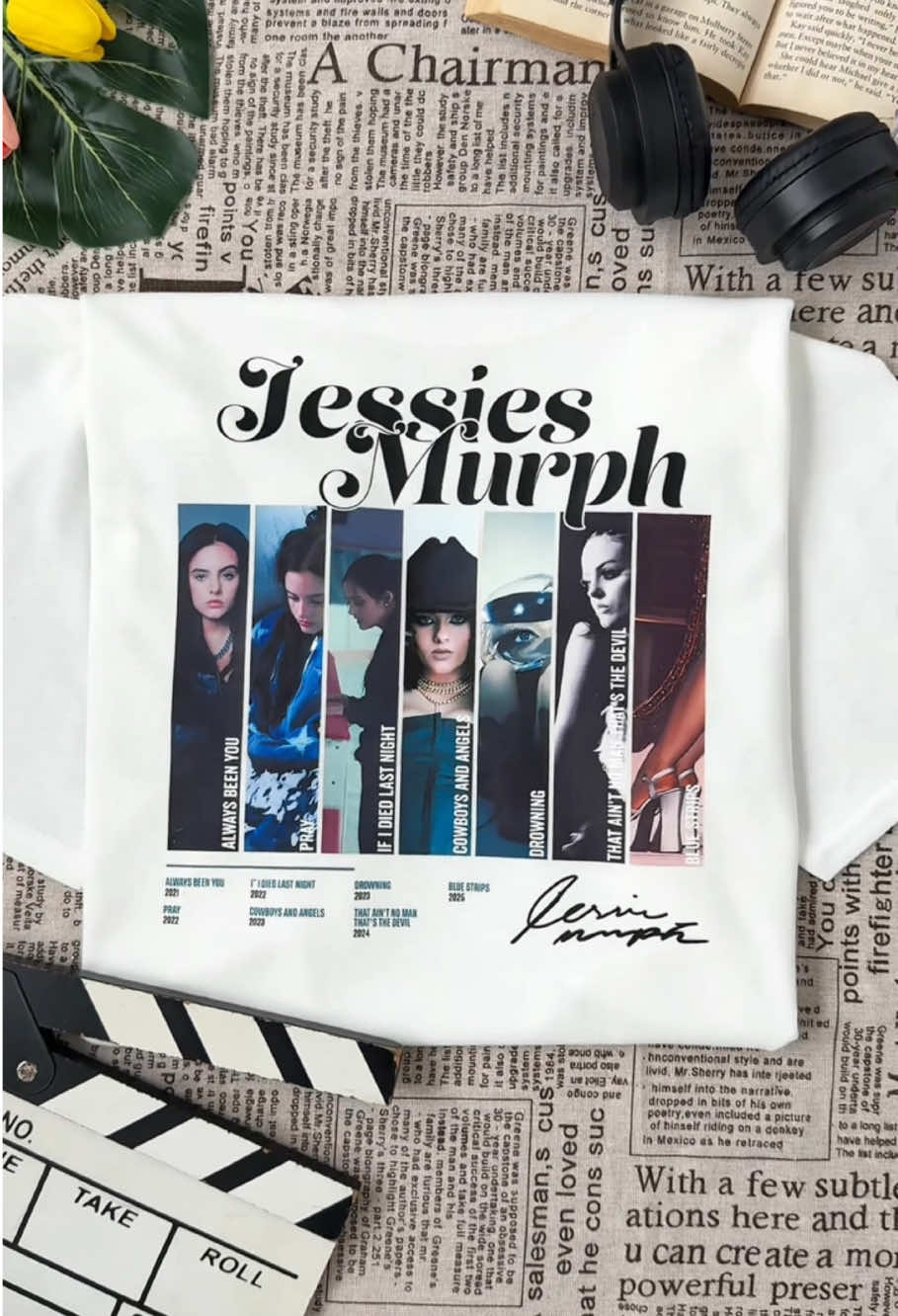 Shirt on, my gone, see y’all front row at the Worldwide Hysteria Tour 💖🤩🤩 #jessiemurph #jessiemurphhh #jessiemurphsongs #jessimurphconcert #jessiemurphtour #jessietour #newalbum #bluestrips #newalbumcomingsoon #jessiemurphshirt #fyp #viral 