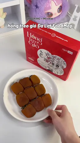 dẻo dẻo thơm thơm ngon lắm 😋 #hongtreogio #hongtreogiodalat #meobabyreview #fyp #xuhuong #unboxing #review #anvat 