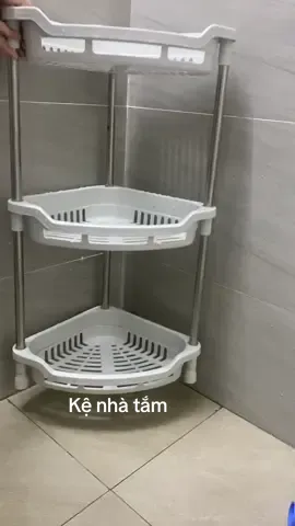 Kệ góc 2,3 tầng tiện lợi cho không gian nhà tắm.#cocongnhan #kegocnhatam #xuhuongtiktok .
