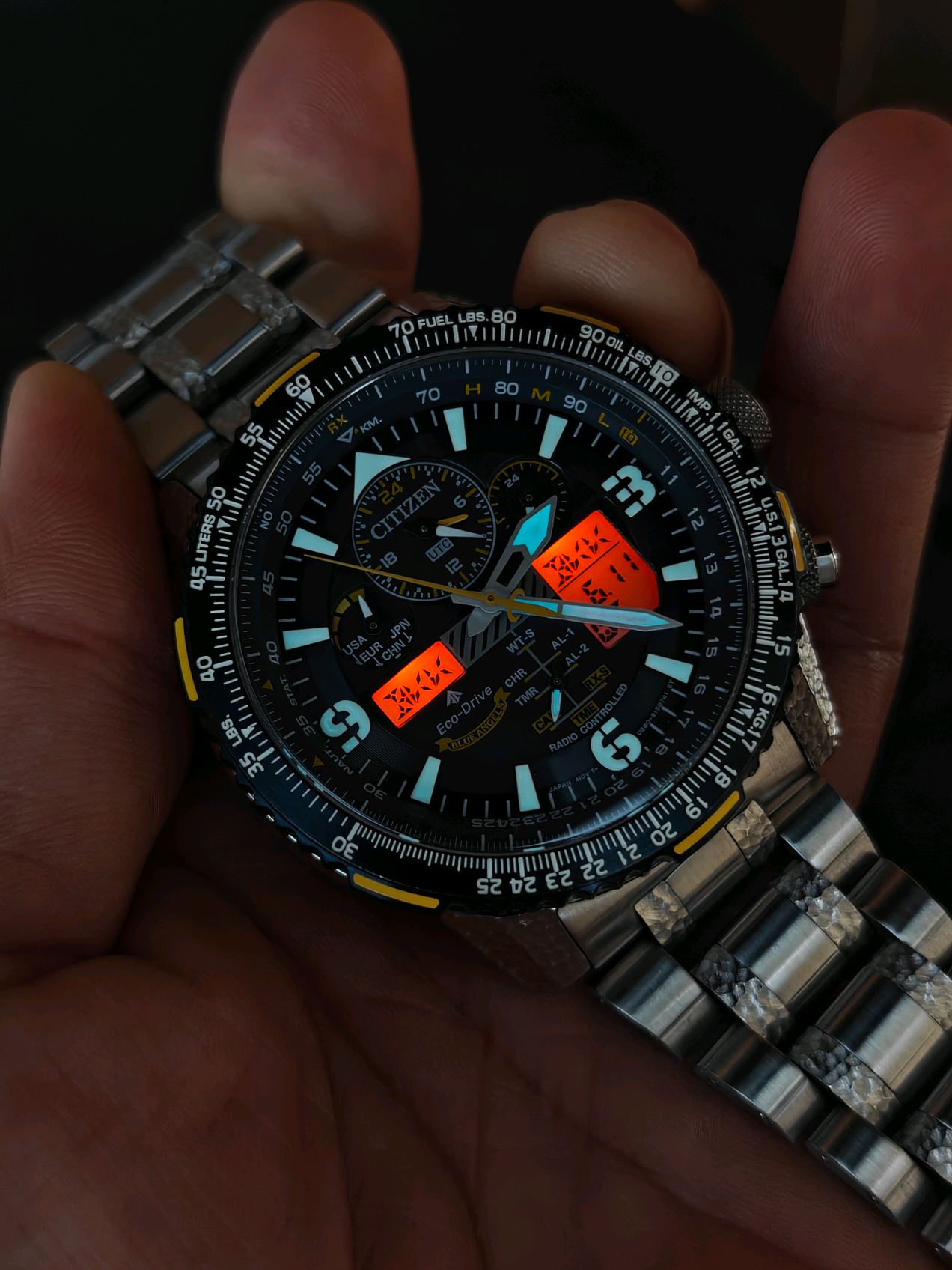 Chỉ 8mX  Citizen Promaster Blue Angels JY8078-52L Size 46mm Kính Sapphire  Máy pin Eco Drive U680 Dây đóng búa cách điệu vỏ sao hỏa  Nước 200n Led kép #citizen #seiko #casio #donghochinhhang #donghonam #xuhuong #xuhuongtiktok #gshock #Tissot #bulova #orient 