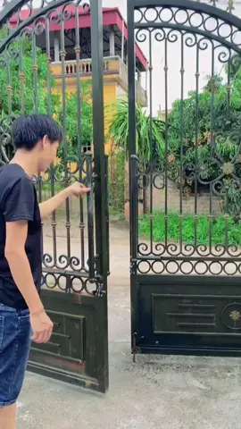 Set selak pintu automatik pintar - dilengkapi dengan skru yang sangat mudah