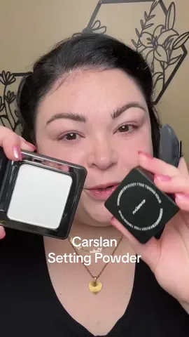 Waterproof, 24Hr wear, Talc Free, and Non-Cakey Setting Powder!! @carslan_us Transluscent Black Magnetic Setting Powder #settingpowder #carslan #carslanpowder #makeup #pressedpowder 