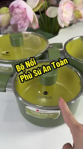 Bộ Nồi Olive Elmich Phủ Sứ Ceramic  Size 18,20,24cm #tiktokviral #giadung #reviewdonha #bonoi #bonoichongdinh #bonoiolive #bonoibeptu 