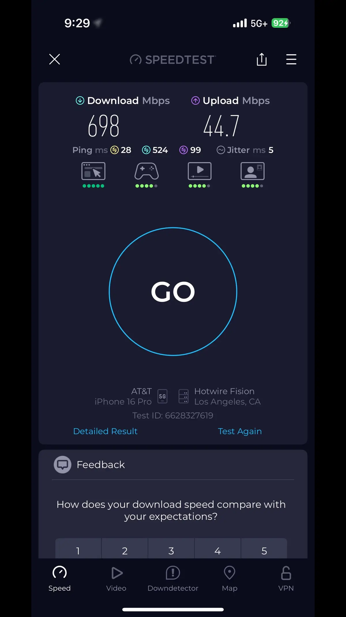 AT&T 5G+ getting faster in Huntington Beach California 