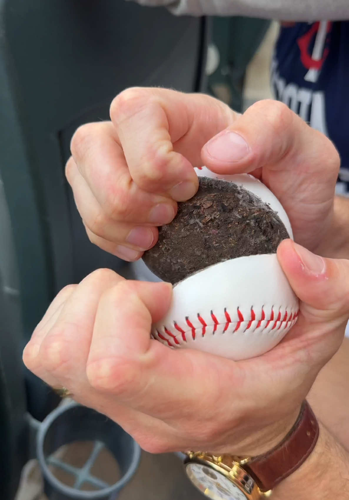 He made shoes out of a baseball! #DIY #sports #shoes 