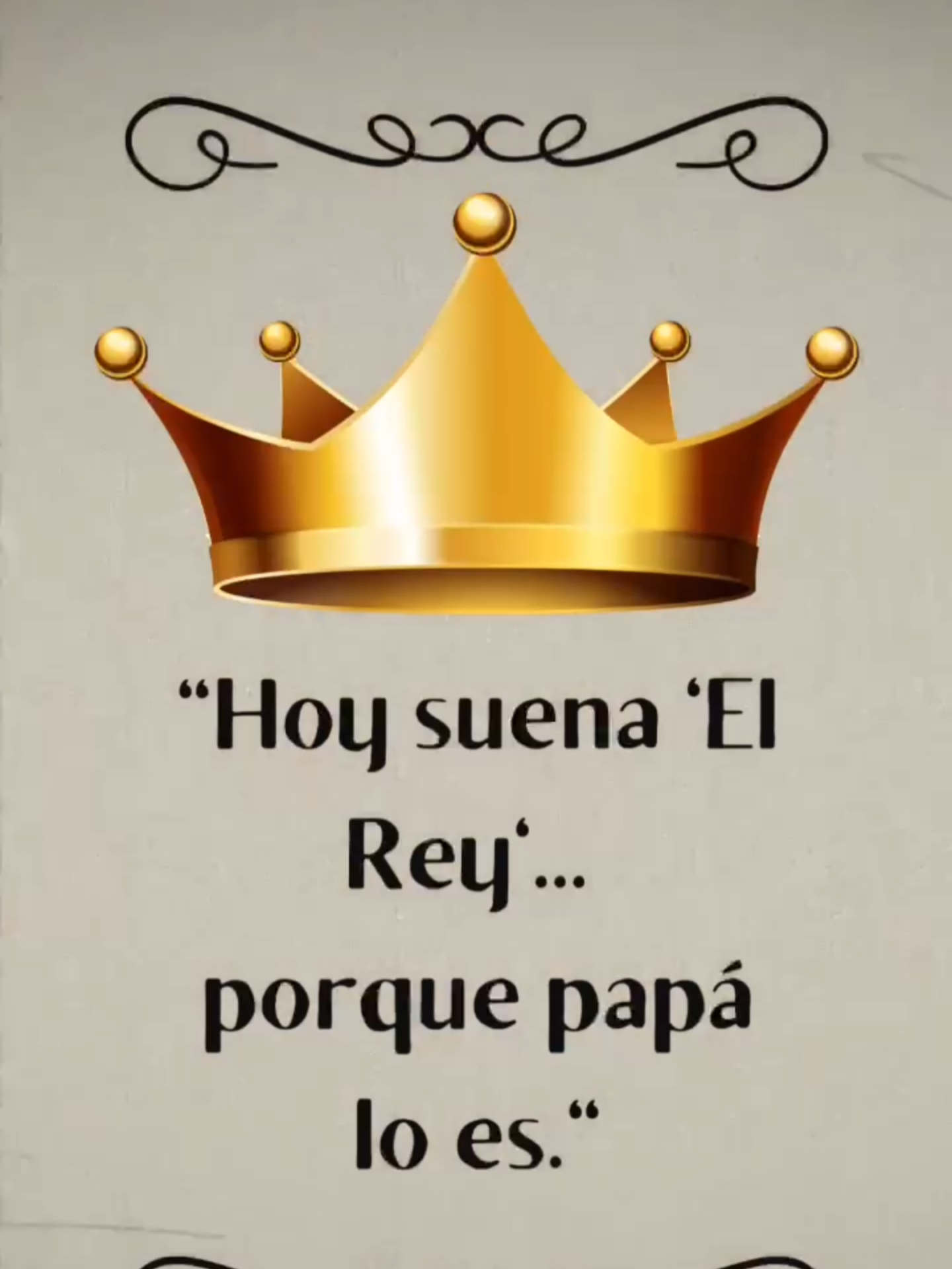 #Papa Sigue siendo el rey 👑 #DiadelPadre #Junio #FelizdiaPapa #VicenteFernandez #MusicaMexicana