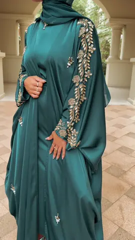 Our gorgeous Rihanna abaya in teal,limited stock 😩✨#ab#abayab#abayagirlsb#abayastyleb#abayafashionb#abayatiktokb#abayatiktokshopo#modesto#modestfashiono#modestyo#modestoutfitso#modestclothingi#hijabi 