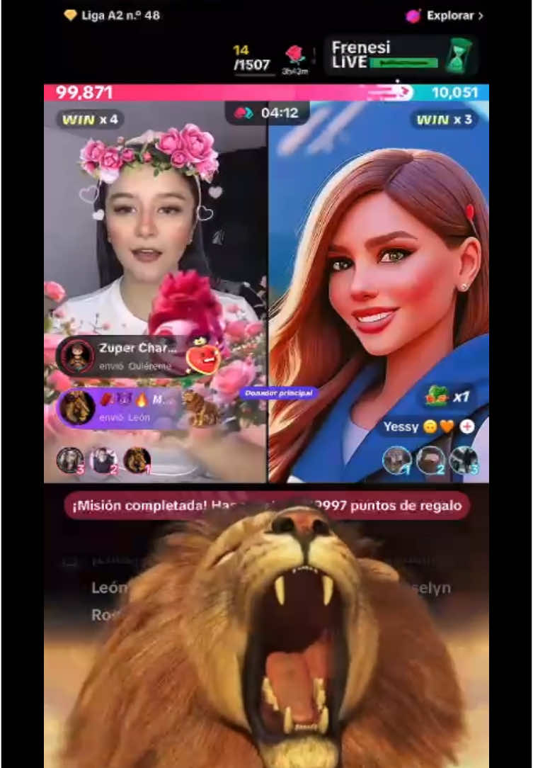 Mi león @🧨😈🔥MOSHA🔥😈🧨   Gracias por tanto , tqm 🐈‍⬛🔥💕#batallas #batallasdetiktok 