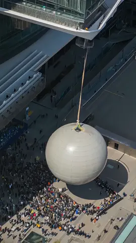 a huge cement ball loses its balance #foryoupage #fyp #tik_tok #collapse #disasters #destruction #tiktok #disasters #tiktok 