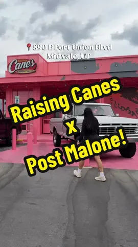 Another #BucketList item checked off while on vacation! ✅ Did you know @Post Malone has designed two @Raising Cane's restaurants?? Pretty cool! If you go, make sure to order your food “The Posty Way”!  I was lowkey sad I didn’t need to use the restroom while we were there. 🤣  #RaisingCanes #PostMalone #ThePostyWay #OneLove #Vacation #FamilyTrip #Travel #F1Trillion #Grateful #traveltiktok #traveltok 