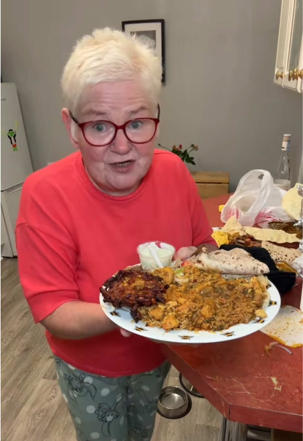 Take away throw back what a feast #pakistan #halal #asian 