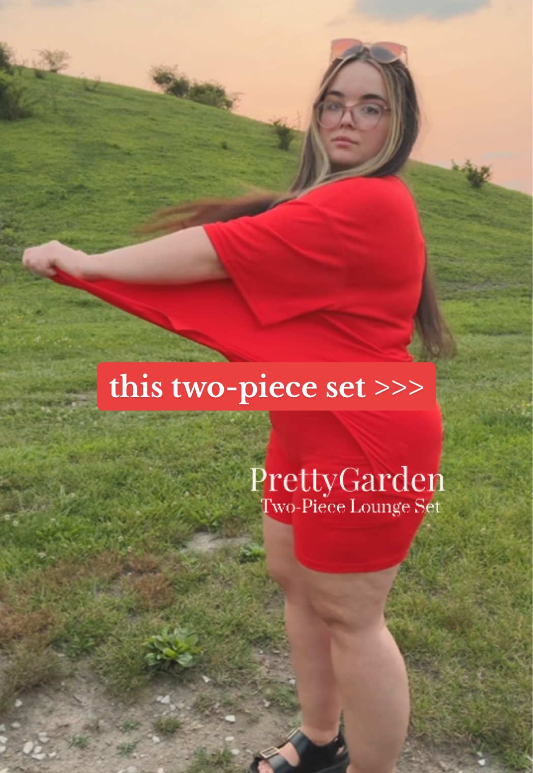 ON SALE!!! & free three day shipping i need 7 of these PrettyGarden Two-Piece Sets - i waited over three weeks to get my hands on this red!! i’m OBSESSED, you can see me wearing it all Summer!! the stretch is REAL, so so incredibly comfy!! #prettygarden #prettygardentwopieceset #prettygardenclothing #twopieceset #comfyset #comfytwopiecesets #comfyloungewear #comfy #loungewear #stretchyshorts #stretch #OOTD #comfyfashion #comfyfit #twopieceloungeset #freeshipping 