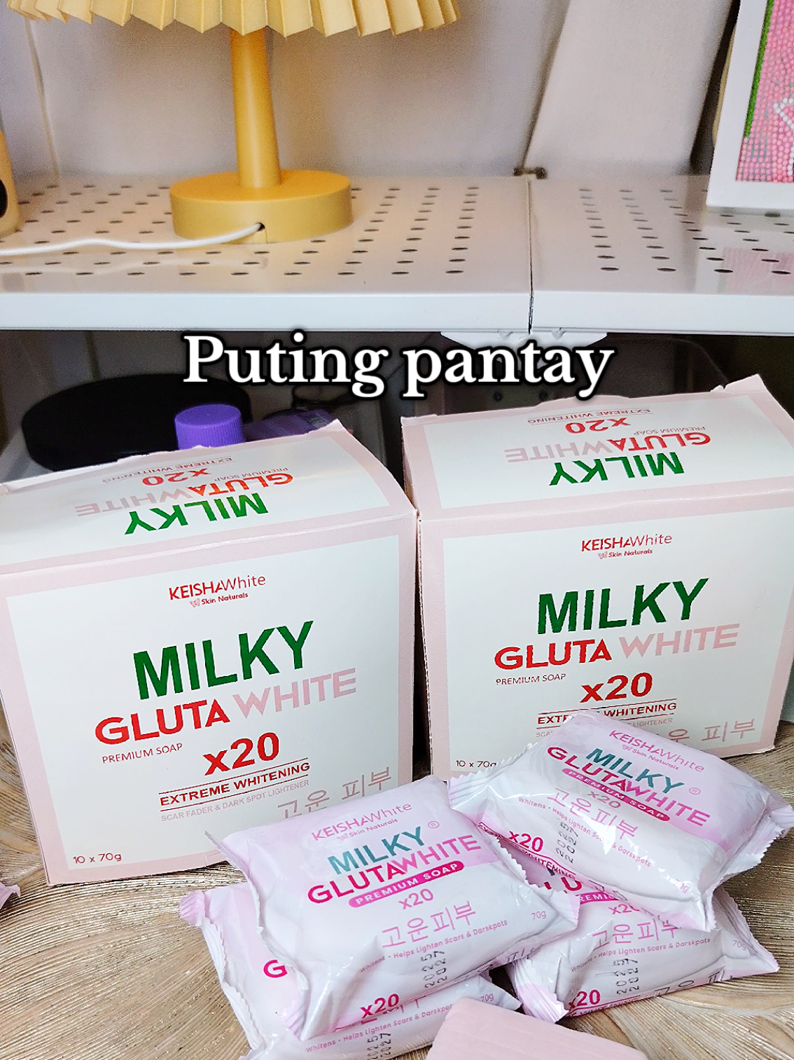 Puting Pantay! #milkyglutawhite #keishawhiteph #milkyglutawhitesoap 