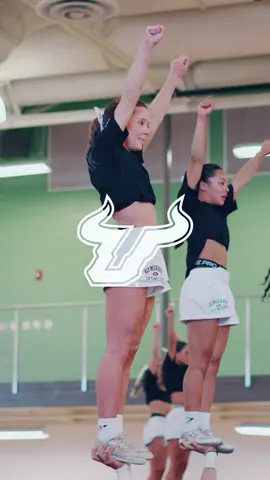 @Gymshark x USF coed cheer 🦈💛💚
