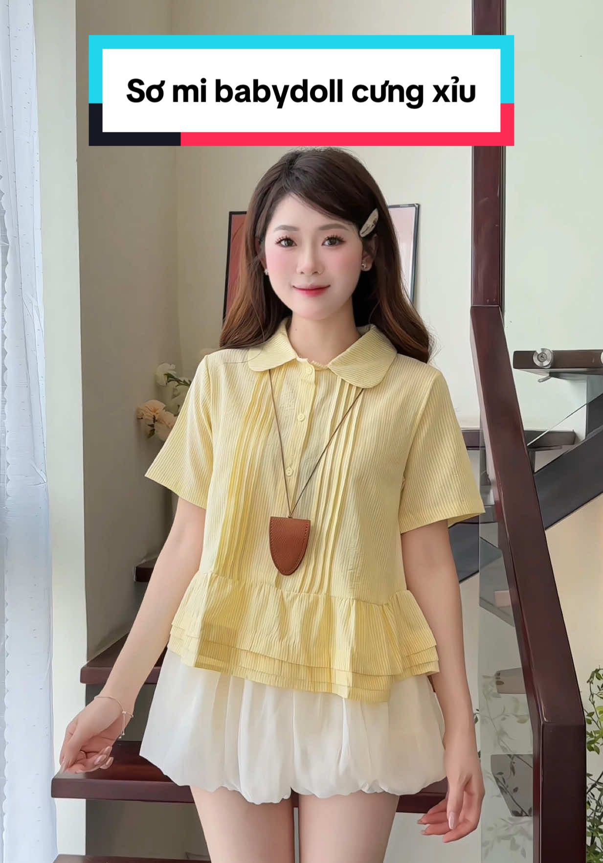 Sơ mi banydoll cưng xỉu #doxinhmoingay #fyp #xuhuong #thoitrang #changthoitrang #OOTD #macdepcungtiktok #trending #fyp #abcxyz#abcxyzc #elchang #outfitideas #outfit #macdepmoingay #thoitrangnutinh  #thoitrangnu #thoitrangfreestyle  #review #thoitrangnu #fashion #reviewlamdep #aotrang #aosatnach #aosominu #aosomicoctay #aosomicoctaynu #phuonganhshop #aobabydoll 