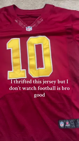 I’m gonna wear it anyways ngl #thrift #football #fyp #help 