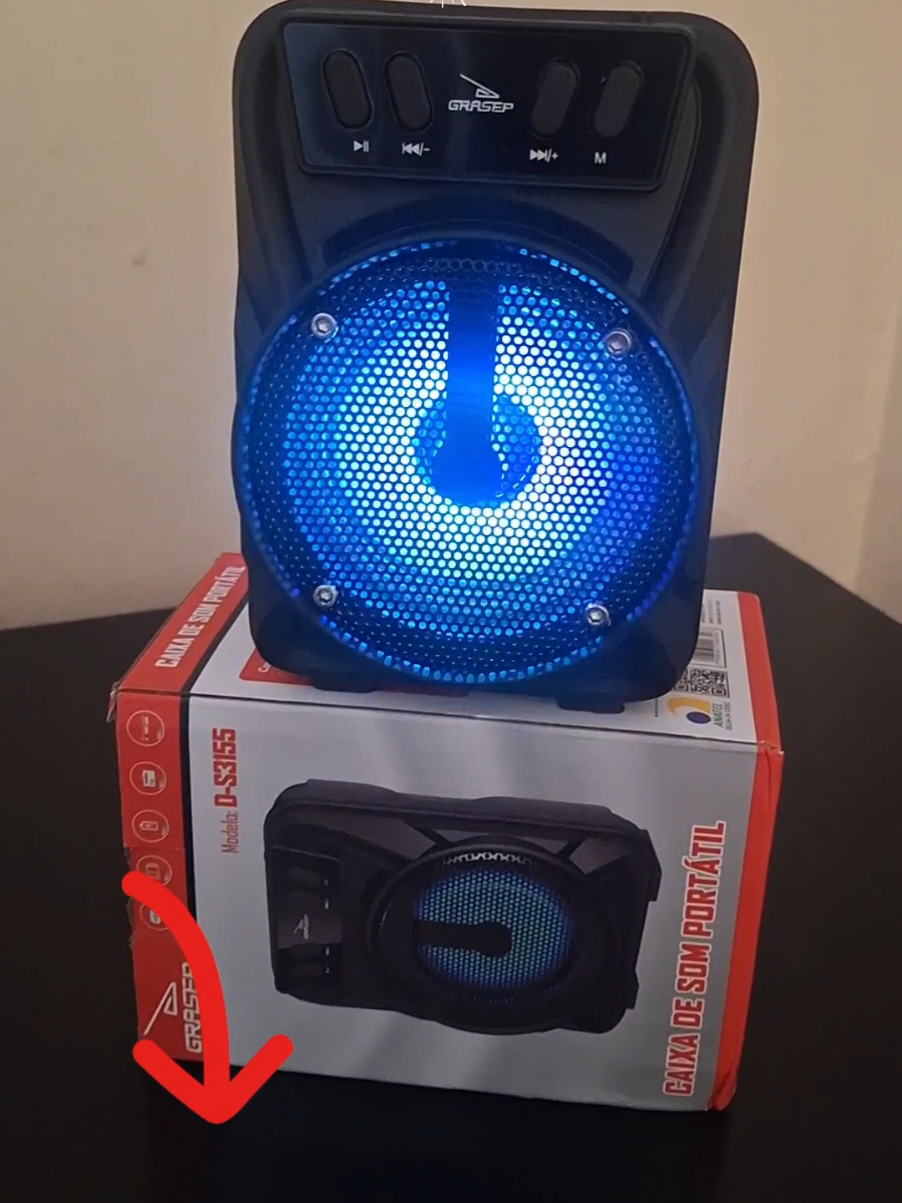 CAIXINHA DE SOM PORTÁTIL 