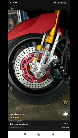 #DBS Shock Upsidedown depan cnc new series-708 motor Vario 160 new(CBS) beat Scoopy Genio Vario fi Vario 125/150 skok depan harga grosir termurah,.#GlobeBikers_OLshop 