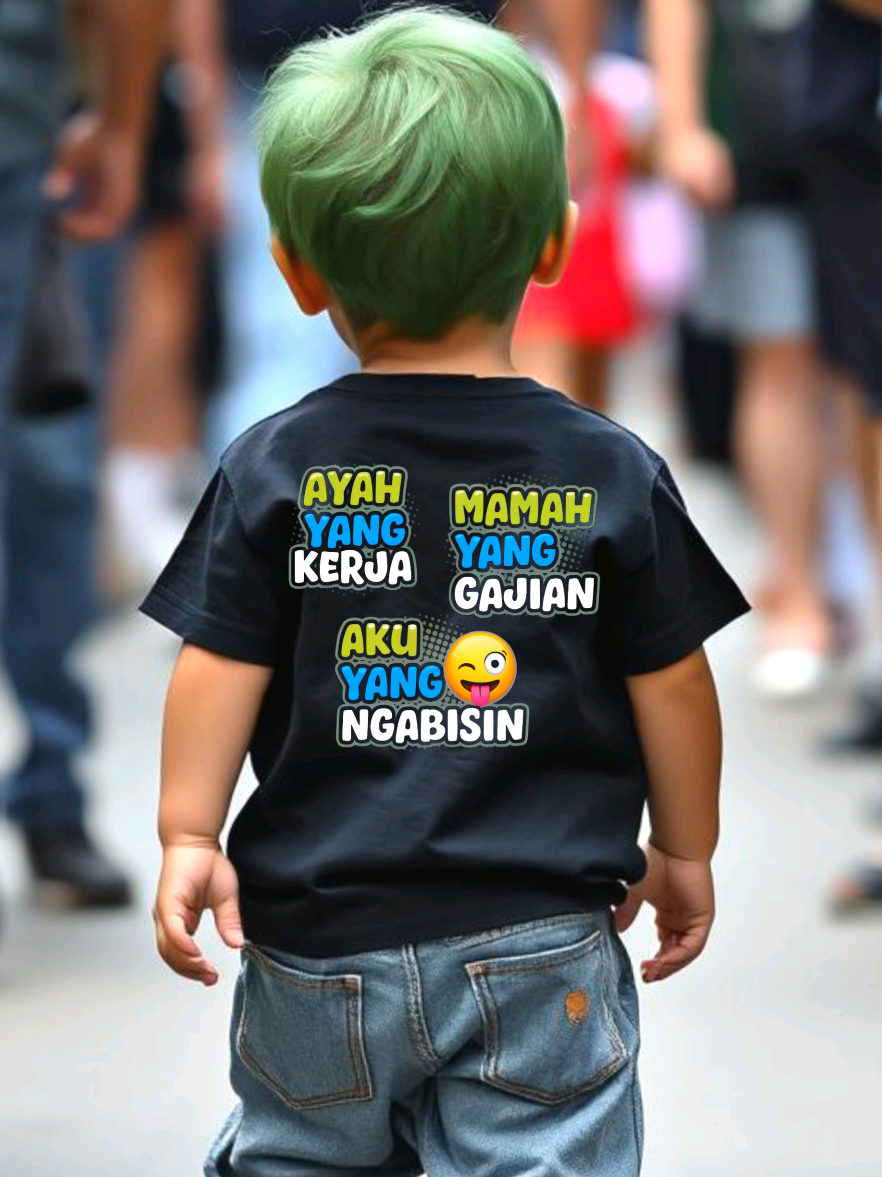 kaos atasan anak anak pesona bos kecil #kaos #kaosanak #kaoskatakata #kaosdistro #fyp 