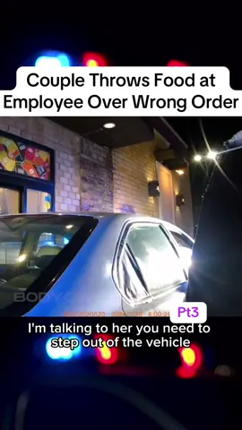 Couple Throws Food at Employee Over Wrong Order #police #policeofficer #cops #bodycam #policebodycam 