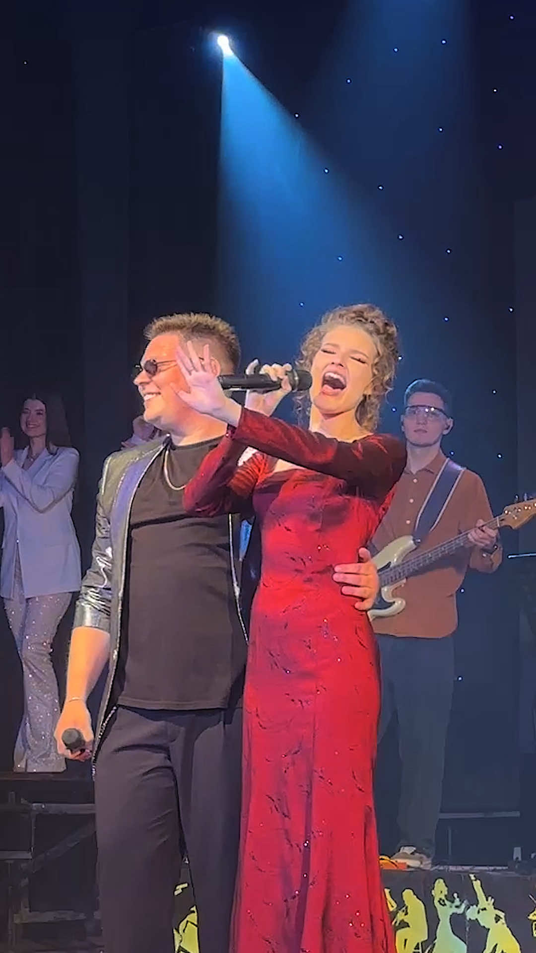 REHEARSAL & PERFORMANCE  Which one do you like more? 💃🏻 #voroninavaleria #singing #rehearsal #performance #live 