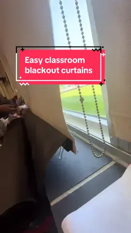 Part 1: EOY Classroom Performance Prep - I learned this trick from an old sailor I dated… then married.  Next time you need to black out your classroom for a performance or glow day - work smarter, not harder.  Don’t climb on the dang vents. #teach #teacher #iykyk #crafty #eoy #school