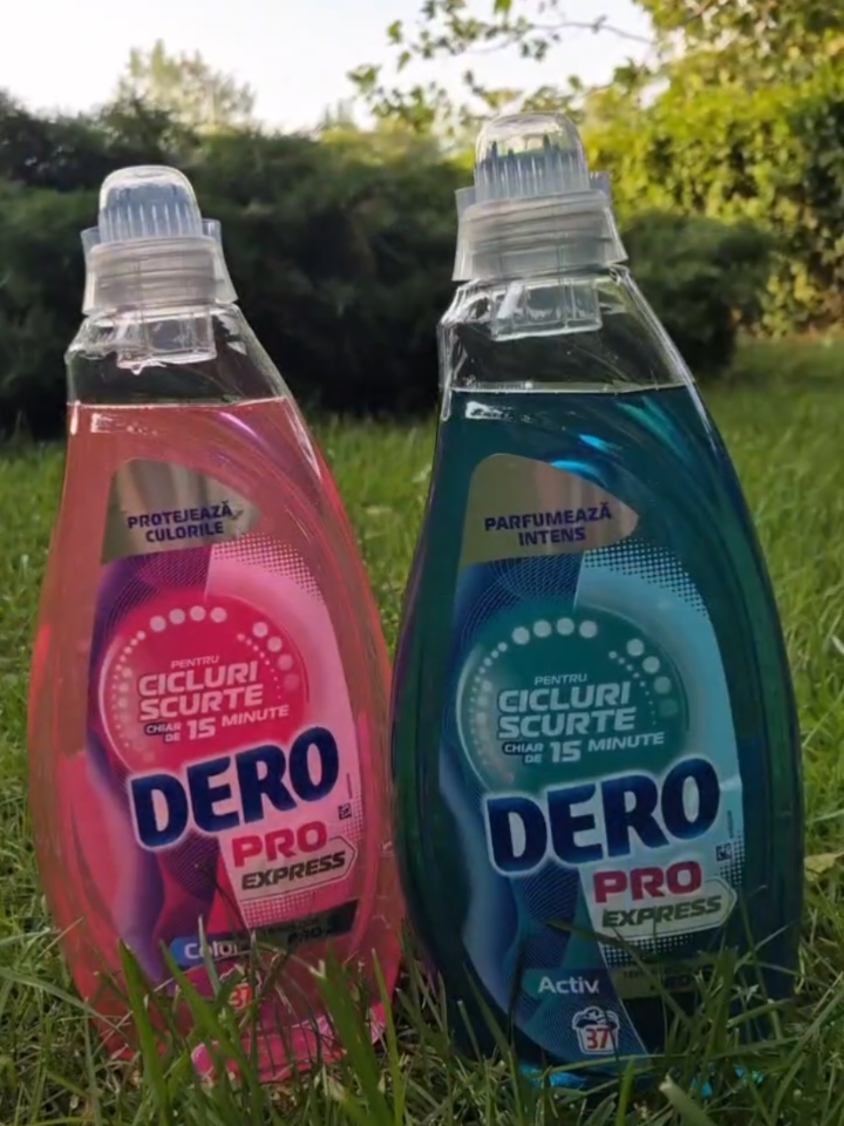 Cu DERO PRO EXPRESS, poți obține haine impecabil de curate, cu un parfum intens în doar 15 minute!  Acest detergent are puterea de a curăța în profunzime, chiar și în cele mai scurte cicluri de spălare. Da, ai timp pentru tot! Fie că ești pe fugă dimineața, fie că ai o zi încărcată de muncă și nu mai ai răbdare să aștepți un ciclu de spălare complet, DERO PRO EXPRESS te susține, astfel încât să ai hainele reîmprospătate și parfumate. #BUZZ_DeroProExpress #DeroProExpress #TrăieștiExpressSpeliExpress #dero #clean #laundry #clothes #wash #washingmachine@dero.romania @BUZZStore 