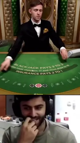 Eyes on the dealer, heart in your throat 😳 #blackjacktok #cards #tiktokgambling #foryou
