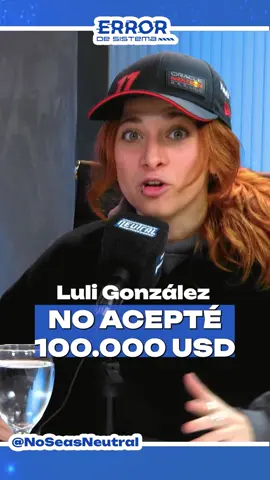 💸 STORYTIME DE COMO LULI GONZÁLEZ (@lulignzalez) RECHAZO MAS DE 100 MIL USD Sí, leíste bien. En #ErrorDeSistema, Luli contó que un casino quiso ponerle más de 100 mil dólares en la mesa... y ella dijo: 