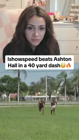 Demisux reacts to Ishowspeed beating Ashton Hall in a 40 yard dash😳🔥 kick.com/demisux #demisux #kick #kickstreaming #twitch #twitchstreamer #live #streamer #girlstreamer #egirl #clips #ishowspeed #ishowspeedclipz #speedsongs #ashtonhall #race #40 #funny #trending #viraltiktok #foryoupage #fyp #fypシ 