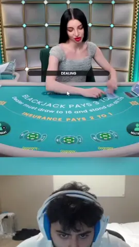 It’s you vs. the moment 💭 #blackjacktok #casino #fyp