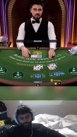 You feel the game before you play it 💡 #blackjackvibes #cards #gambling