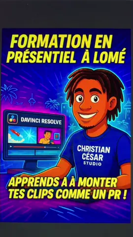 🎬 Et si tu apprenais à monter des clips comme un pro à Lomé ? Je prépare une formation en présentiel sur DaVinci Resolve, pour t’apprendre à créer des clips stylés, même si tu pars de zéro 👨🏾‍💻🔥 👉 Dis-moi : serais-tu intéressé(e) par cette formation ? #formation #montagevideo #montageclip #davinciresolve 