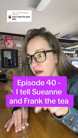 Replying to @Kathleen Mary Episode 40 of The Neighborhood Bar series - bartender gives Sueanne and Frank the tea #garagebar #neighborhooddrama #girlfight #neighborhoodbar 