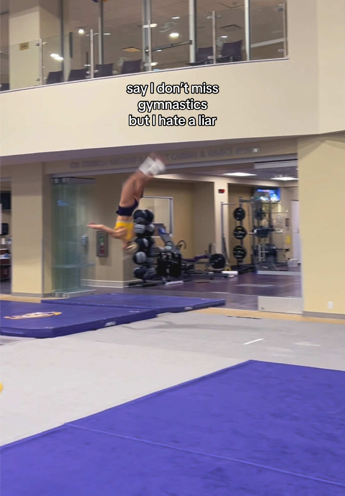 I miss summer practices🥲 #foryou #gymnast #lsu #gymnastics #retired 