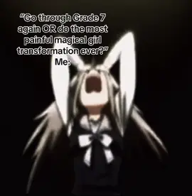 This grade treated me like hell and I’m surprised about the fact that I’m still alive and thriving #foryoupage#fyp#school#grade7#year7#vent#trauma#reletable#madokamagica#magiarecord