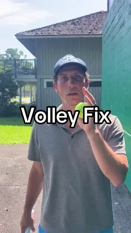 Focus on having a line that runs from your shoulder through your elbow to your wrist and then the racket. I got off to a sloppy start, but finished with 139 by my count. Let me know how you do in the comments. #hands #volleys #wall #tennislesson #tennistip #tennistraining #practicebyyourself #better #improve 