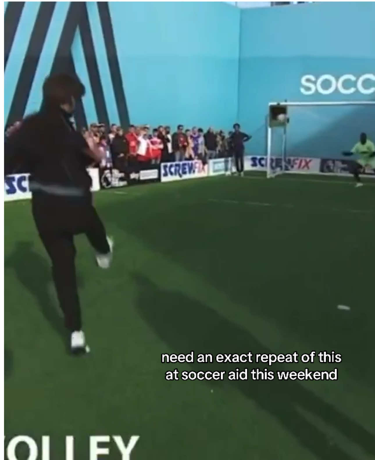 no bc that second goal was actually insane 😭 #louistomlinson #louis #football #socceraid #socceram 