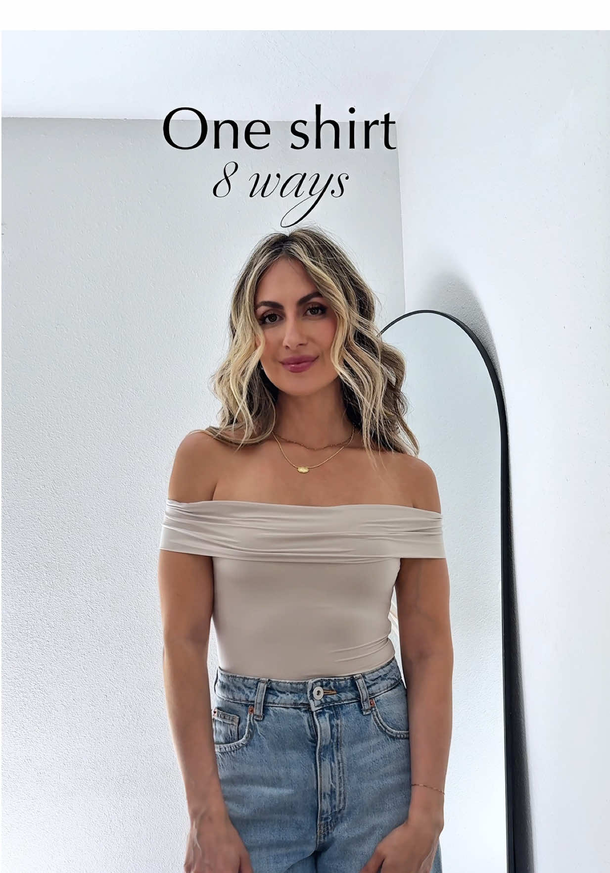 🔗 to shirt in my Amazon Store front! Link in my bio!  The most versatile shirt you need in your wardrobe! I love that you can completely change your outfit by how you decide to wear this shirt! @INLYRIC  #basicshirt #basicstyle #outfits #outfitinspiration #creatorsearchinsights 