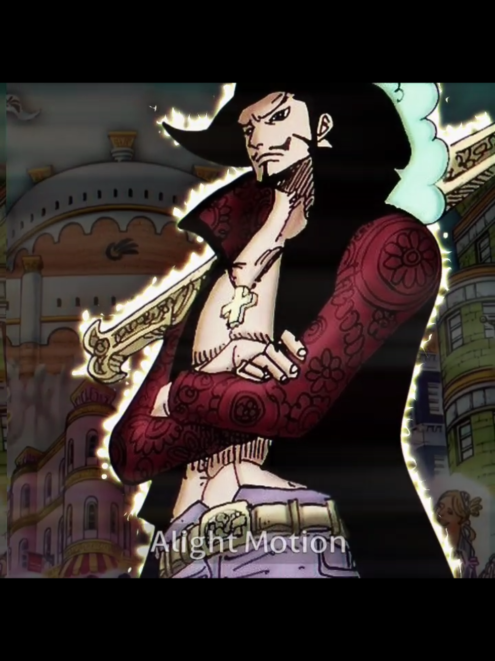 sword...? MIHAWK UPSCALE! #onepiecemanga #mihawk #mihawkupscale #edit #animeedit #anime #mangaedit #onepiece #draculemihawk 