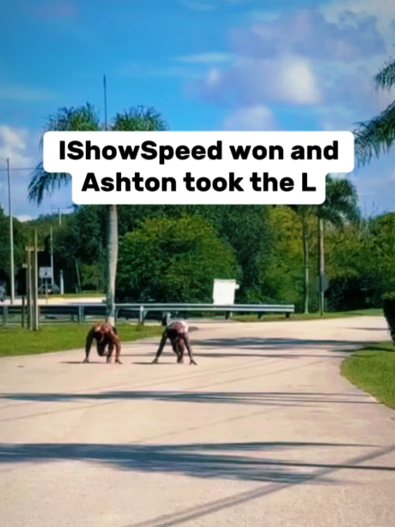 IShowSpeed Won and Ashton Hall took the L #ashtonhallofficial #ishowspeed #fyp 
