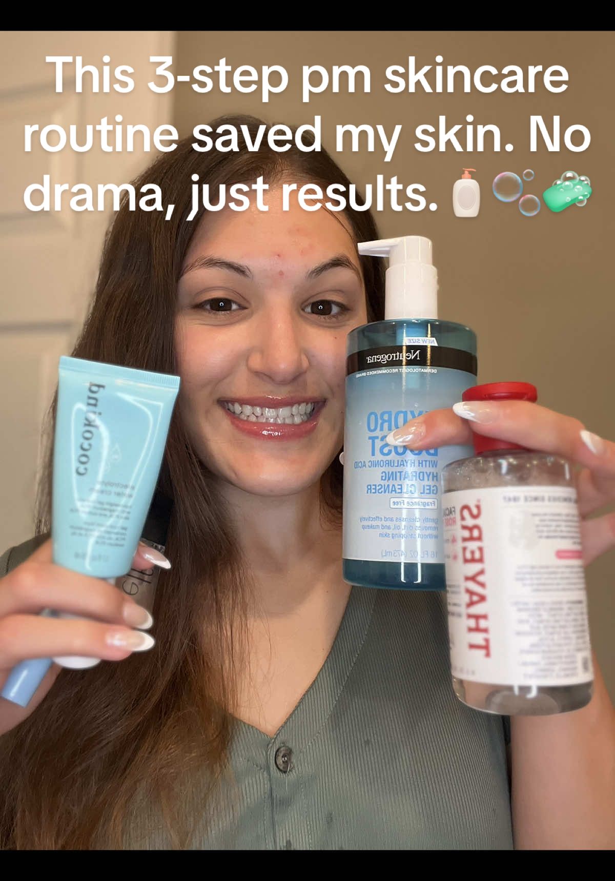 The secret to 8AM glow starts the night before 💫 #fyp #skincare #gift #microinfluencer @Thayers @Neutrogena @CeraVe @cocokind @e.l.f. Cosmetics @Redken @Tangle Teezer @Crest #skintok 
