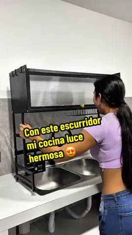 Escurridor de platos para cocina, la solución perfecta 😍  #cocina #escurridordeplatos #escurridor #hogar #vajilla #escurridordevajillas #platero 
