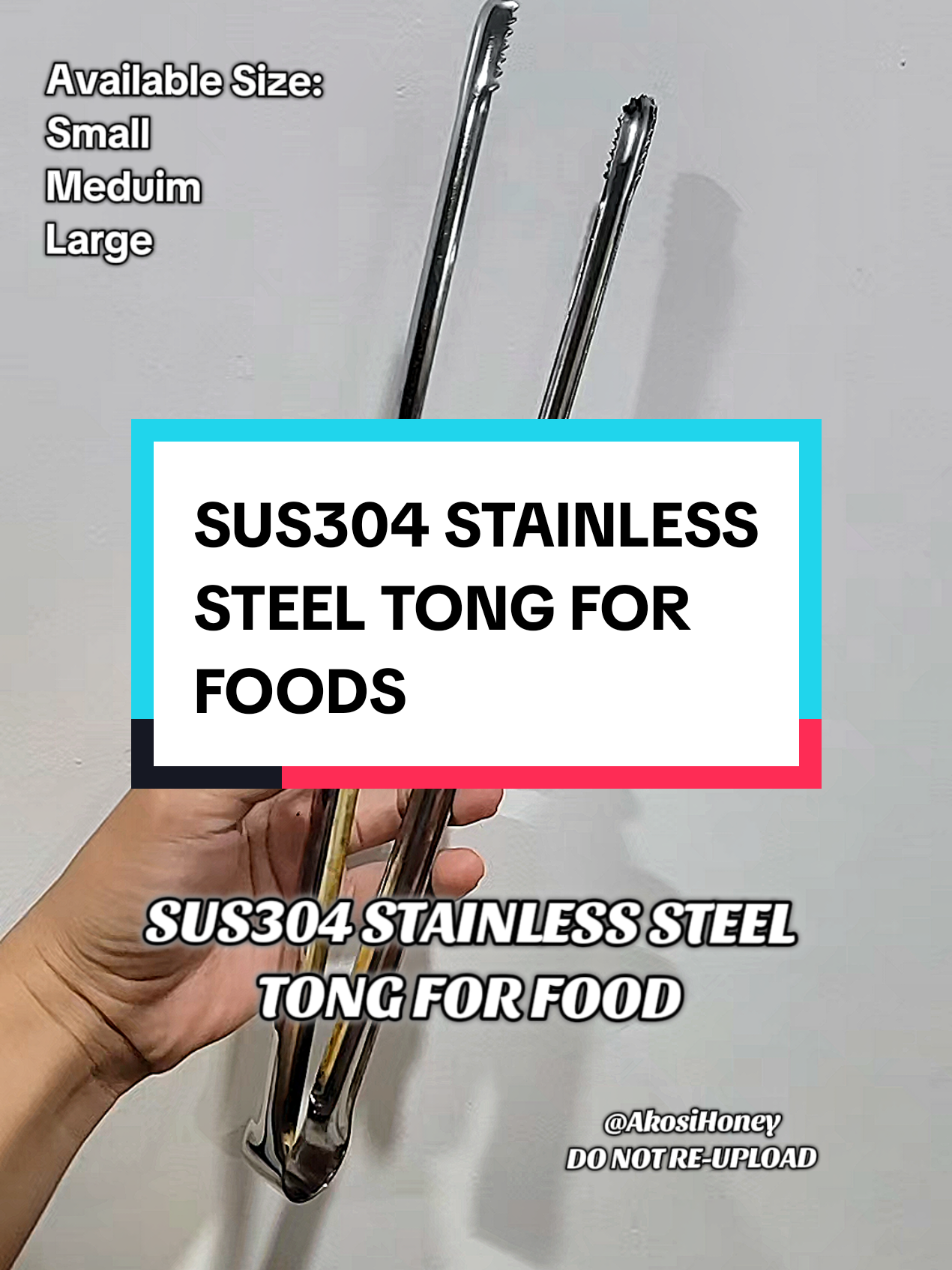 Replying to @joanalcazar21  Hanap mo ba ay Tong? #Tongforfood #Stainless Steel Tong# 