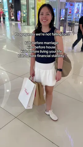 Mag-aanak pag ready na:) #propaganda #nokids #marriage 