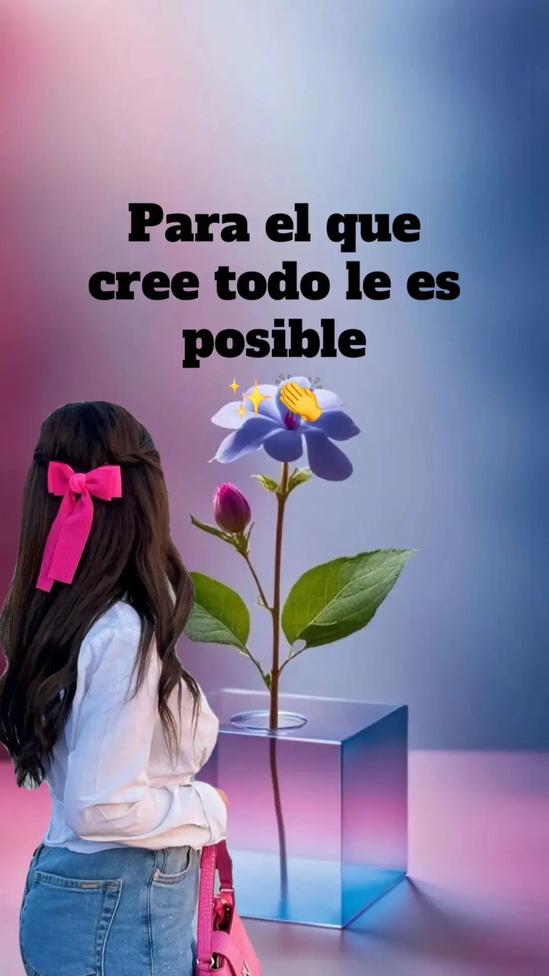 Para el que cree todo le es posible 🙌✨🙏