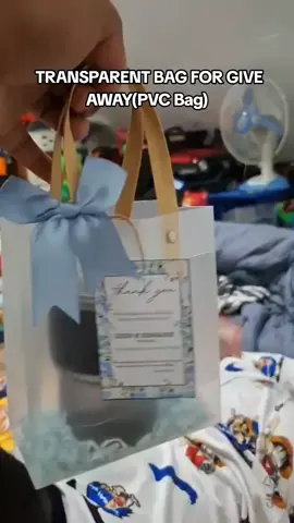 Transparent bag for give away.. #bag #pvcbag #transparentbag #giveawaybag #giveawayideas 
