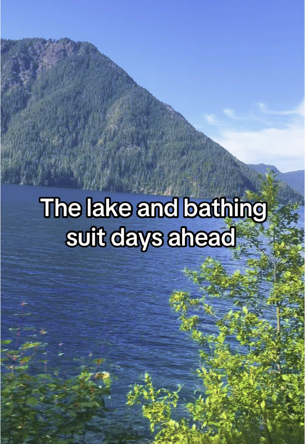 #lakecrescent #olympicnationalpark #washington #roadtrip #views #glamping #theforestiscalling #goingnorth #northbound #almostsummer #bathingsuitseason 